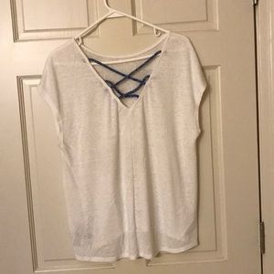 Gap cross cross back top